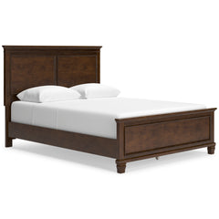 Danabrin Queen Panel Bed;Brown
