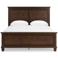 Danabrin Queen Panel Bed;Brown
