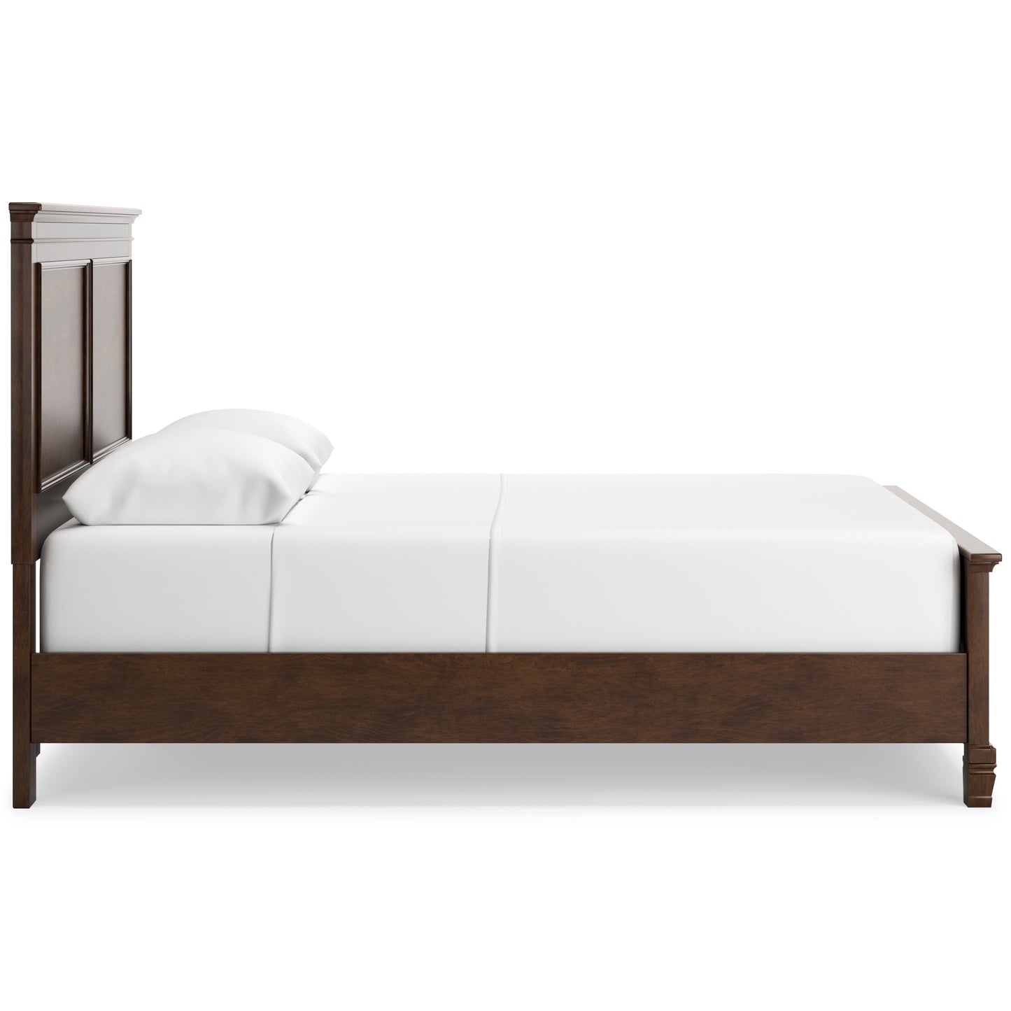 Danabrin Queen Panel Bed;Brown