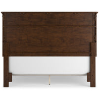 Danabrin Queen Panel Bed;Brown