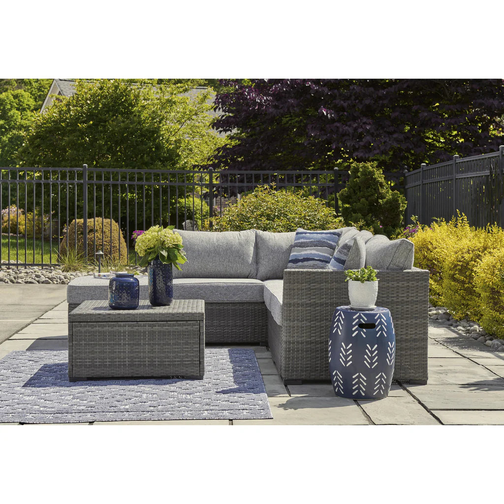 Petal Road LoveseatSEC/OTTO/TBL Set;Gray