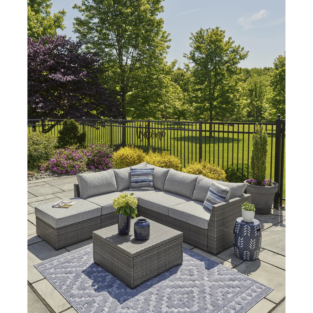 Petal Road LoveseatSEC/OTTO/TBL Set;Gray