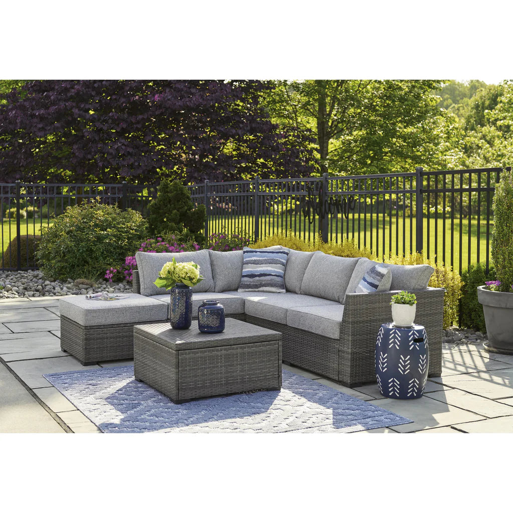 Petal Road LoveseatSEC/OTTO/TBL Set;Gray