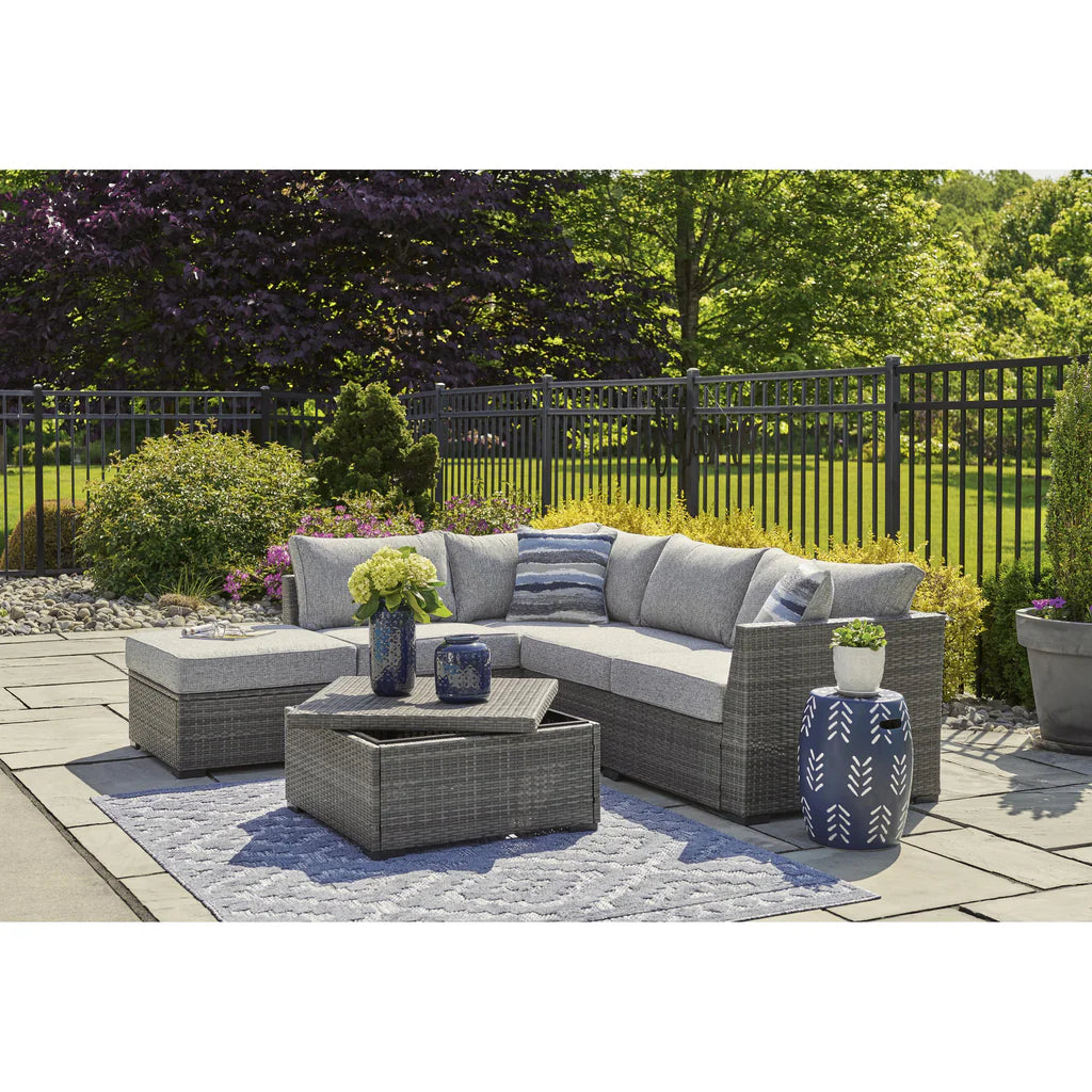 Petal Road LoveseatSEC/OTTO/TBL Set;Gray
