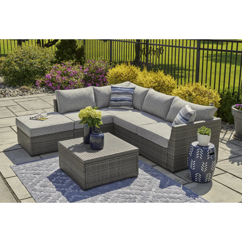 Petal Road LoveseatSEC/OTTO/TBL Set;Gray