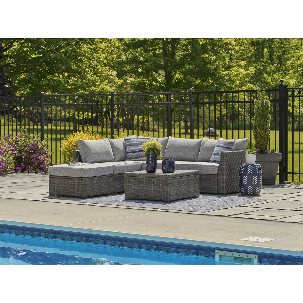 Petal Road LoveseatSEC/OTTO/TBL Set;Gray