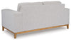 Leamea Loveseat;Fog