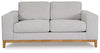 Leamea Loveseat;Fog