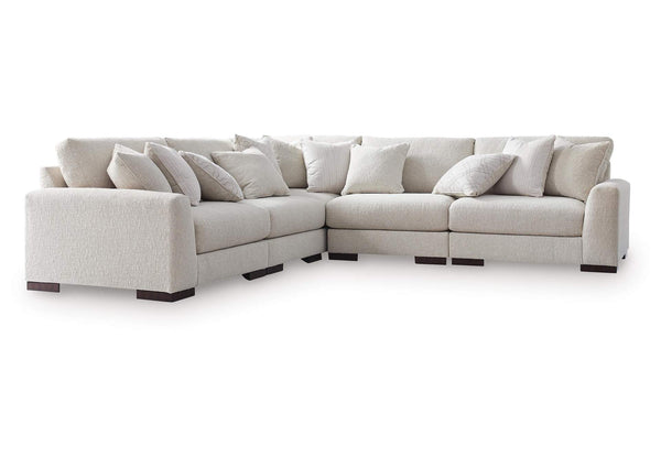 Cavella 5-Piece Sectional;Pebble