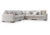 Cavella 5-Piece Sectional;Pebble