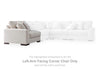 Cavella 5-Piece Sectional;Pebble