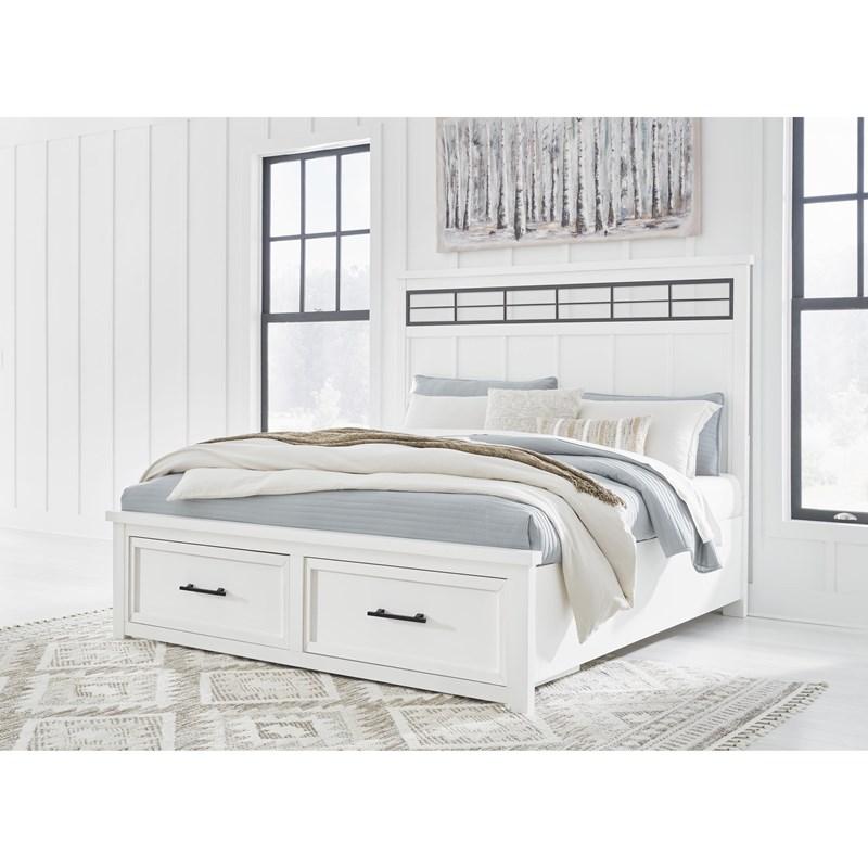 Ashbryn Upholstered Queen Bed with Storage