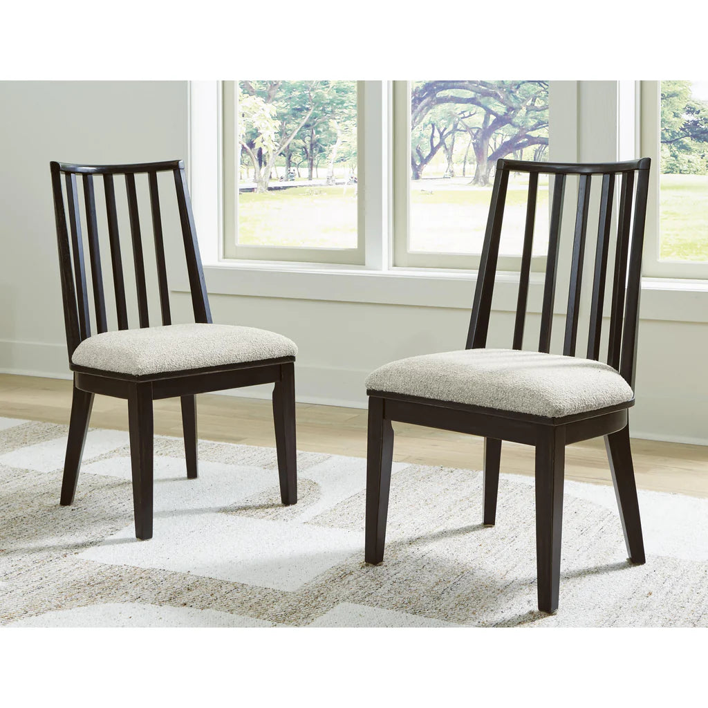 Galliden 6-Piece Dining Set;Light Brown/black