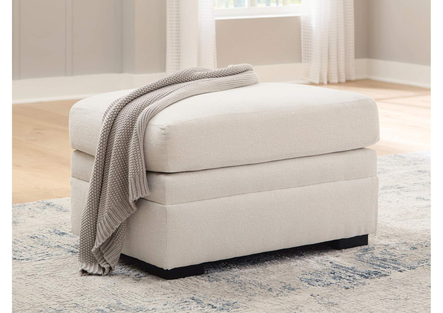 Hartmoor Ottoman;Pearl