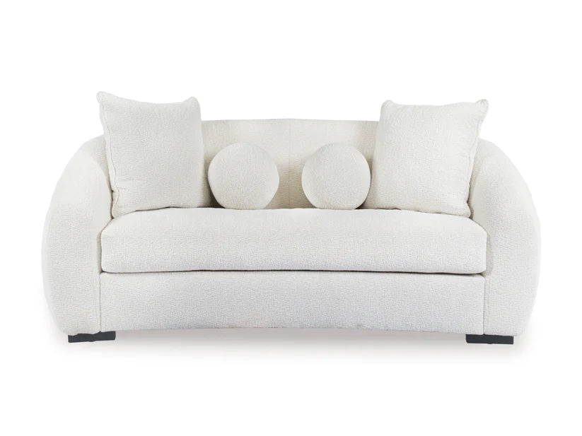 Wateron Sofa and Loveseat;Vanilla