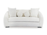 Wateron Sofa and Loveseat;Vanilla
