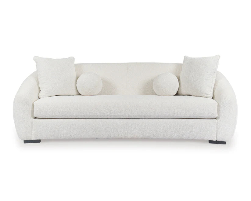 Wateron Sofa and Loveseat;Vanilla
