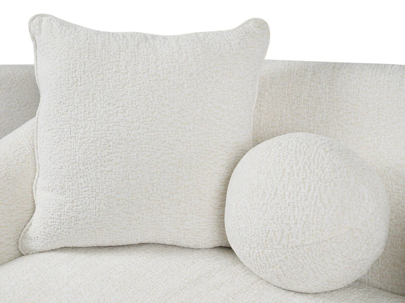 Wateron Sofa and Loveseat;Vanilla
