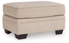 Belcaro Place Ottoman;Jute
