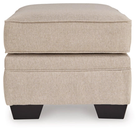 Belcaro Place Ottoman;Jute