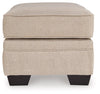 Belcaro Place Ottoman;Jute