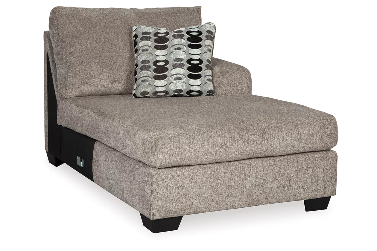 Ballinasloe 3-Piece Sectional and Ottoman - Ashley Furniture - Brunei
