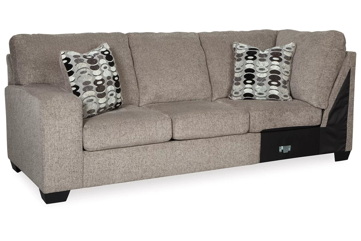 Ballinasloe 3-Piece Sectional and Ottoman - Ashley Furniture - Brunei