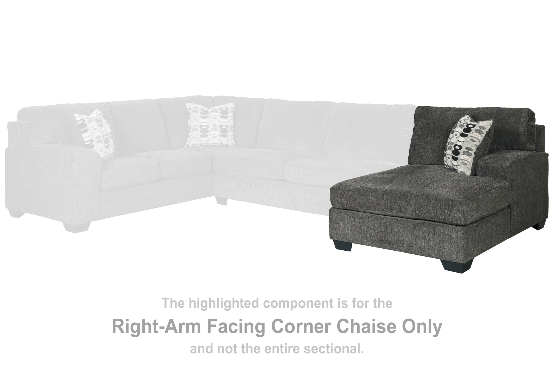 Ballinasloe Right-Arm Facing Corner Chaise - Ashley Furniture - Brunei