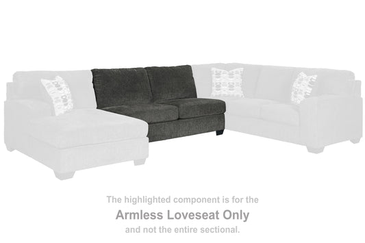 Ballinasloe Armless Loveseat - Ashley Furniture - Brunei