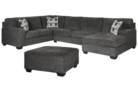 Ballinasloe 3-Piece Sectional and Ottoman