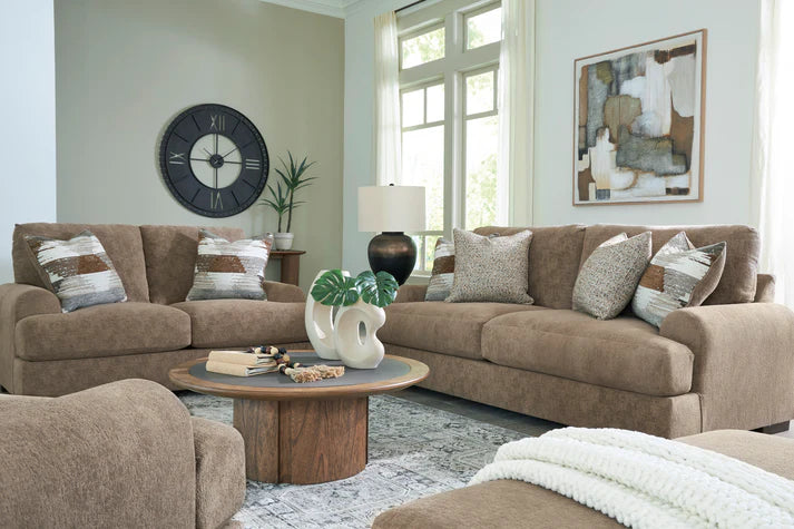 Nolenburg Sofa Set (3+2+1);Pecan