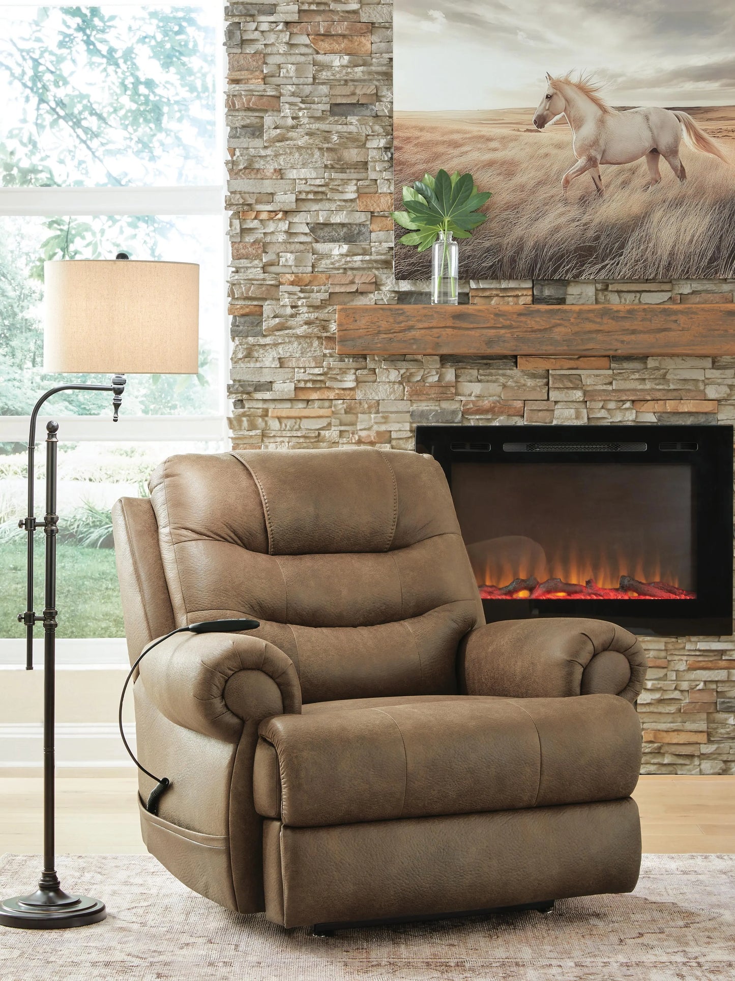 Created Comfort Power Lift Recliner