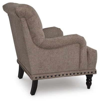 Tight-Rope Accent Chair;Pewter