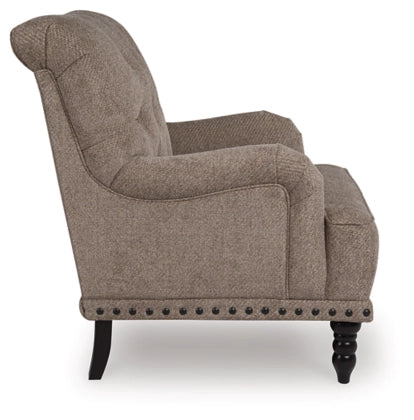 Tight-Rope Accent Chair;Pewter