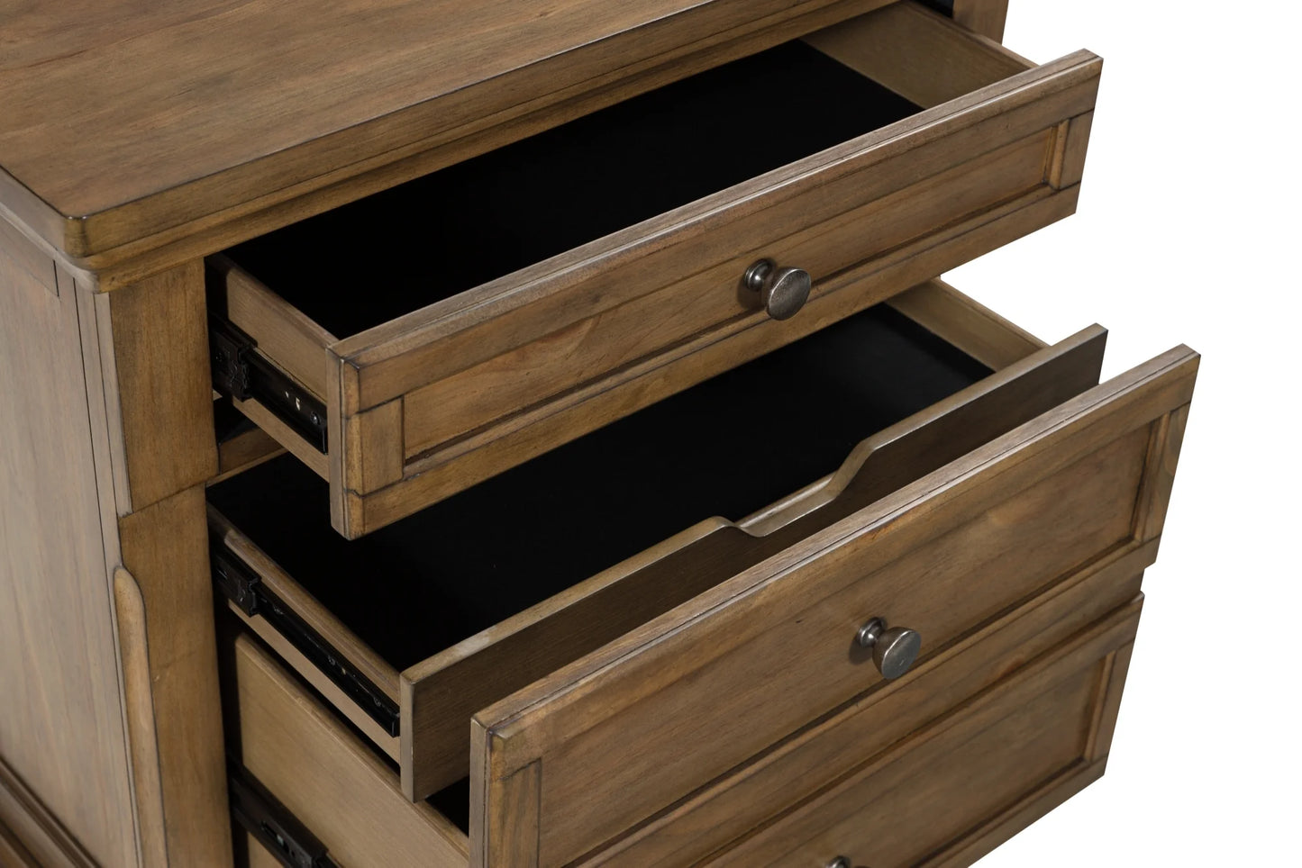 Vandenmore Two Drawer Night Stand;MediumBrown
