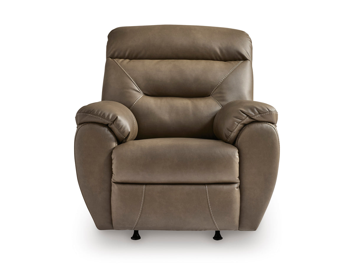 Pittsman Recliner;Biscotti
