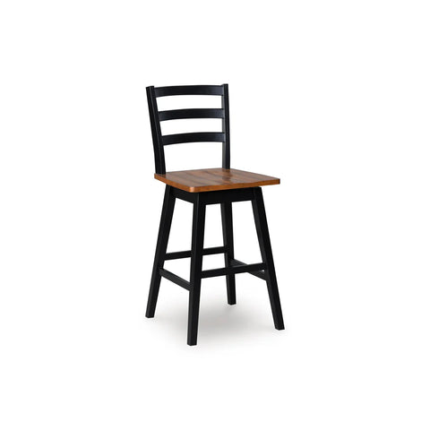 Wildenauer Tall Swivel Barstool;Black