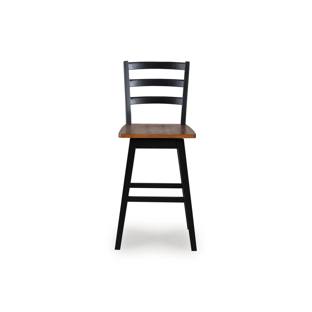 Wildenauer Tall Swivel Barstool;Black