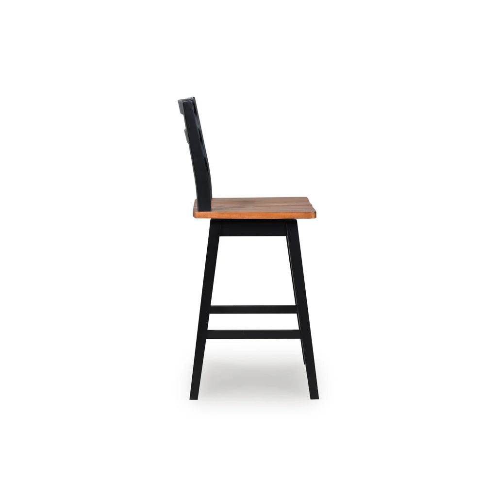 Wildenauer Tall Swivel Barstool;Black