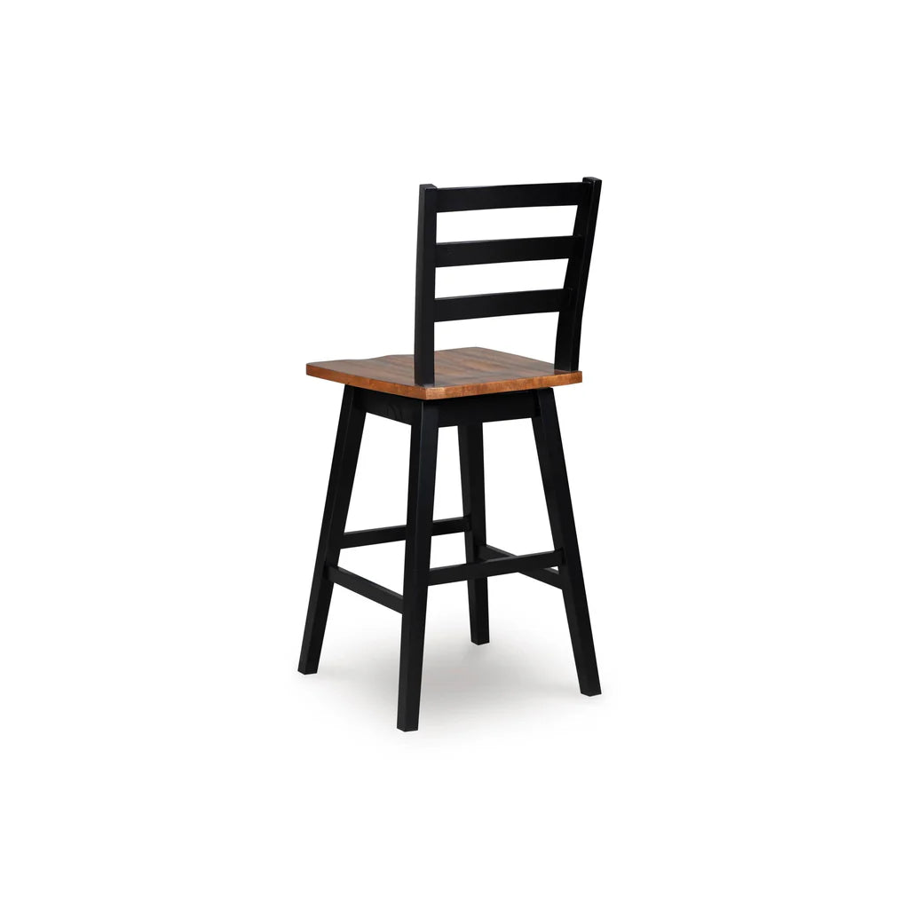 Wildenauer Tall Swivel Barstool;Black