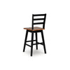 Wildenauer Tall Swivel Barstool;Black