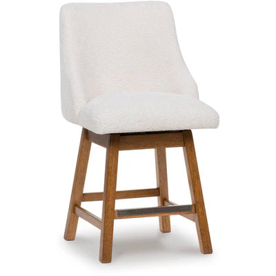 Cabalynn RECT Dining Room Counter Table and 6 Chairs;Light Brown