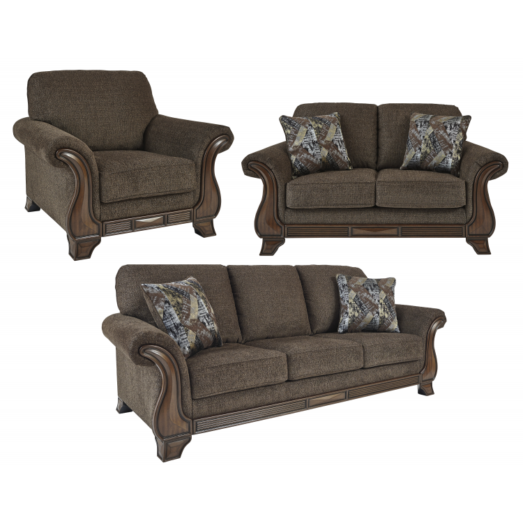 Miltonwood Sofa+Loveseat+Chair Only – Ashley Furniture - Brunei