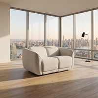 Wiselowe PWR REC Loveseat/ADJ Headrest;Snow