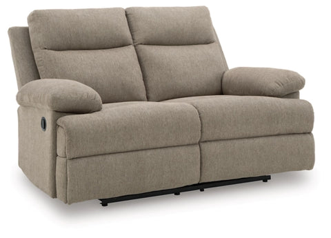 Tarrant Reclining Loveseat;Mocha