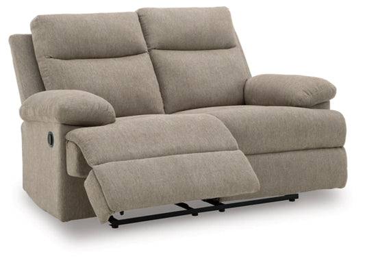 Tarrant Reclining Loveseat;Mocha