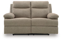 Tarrant Reclining Loveseat;Mocha
