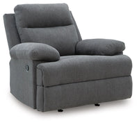Tarrant Rocker Recliner;Charcoal
