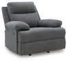 Tarrant Rocker Recliner;Charcoal