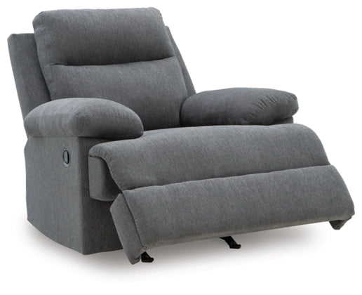 Tarrant Rocker Recliner;Charcoal
